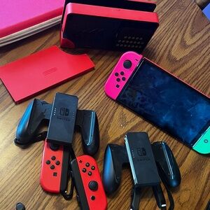 Limited Edition Red Super Mario Switch